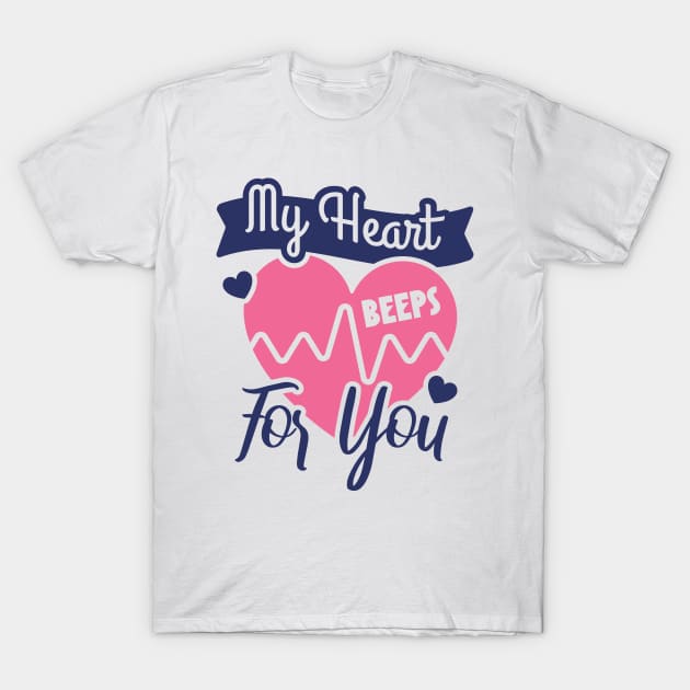 Nurse Valentine T-Shirt by greenoriginals